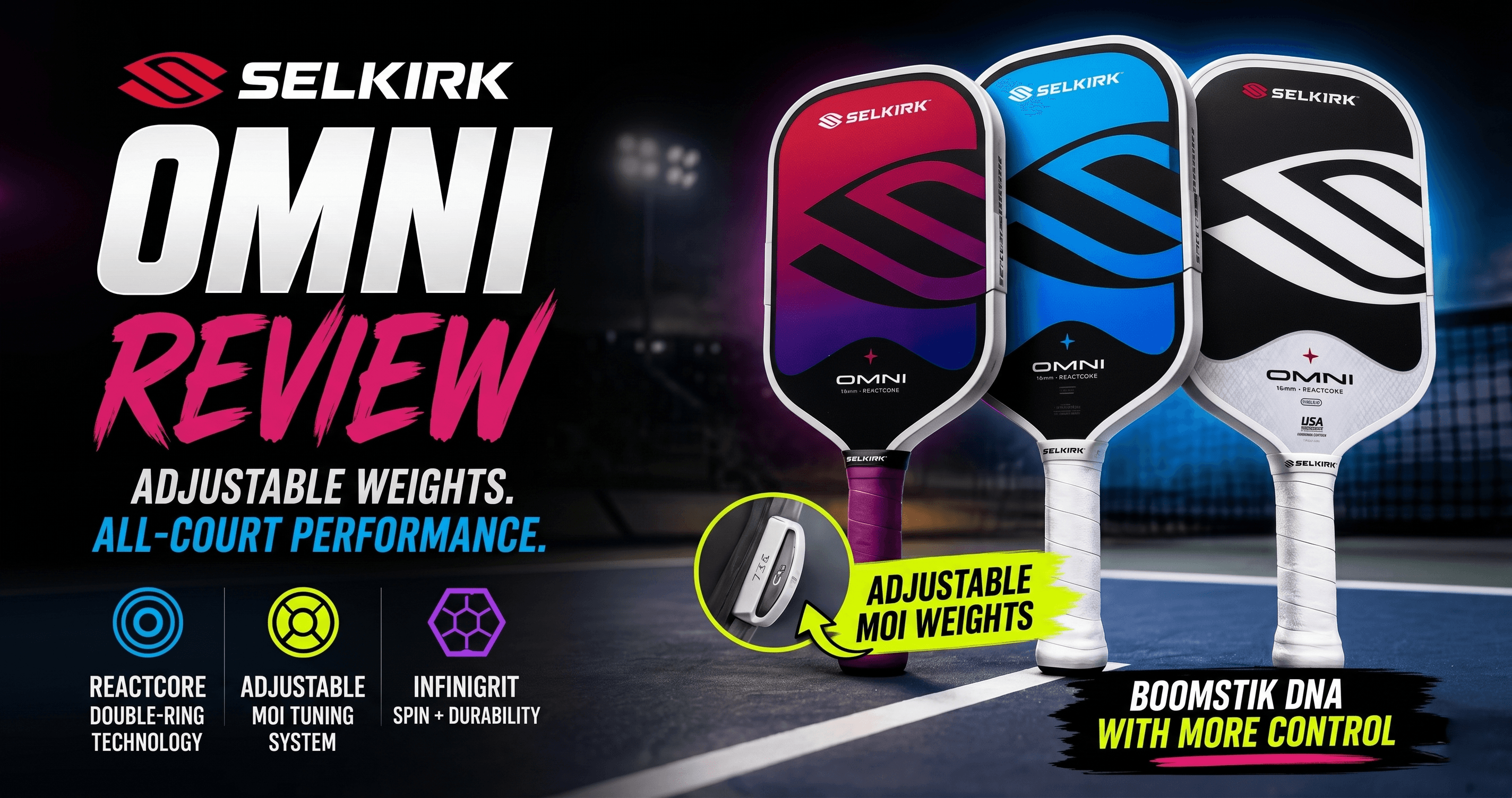In-Depth Selkirk OMNI Pickleball Paddle Review: The Intersection of Power, Control, and Customization